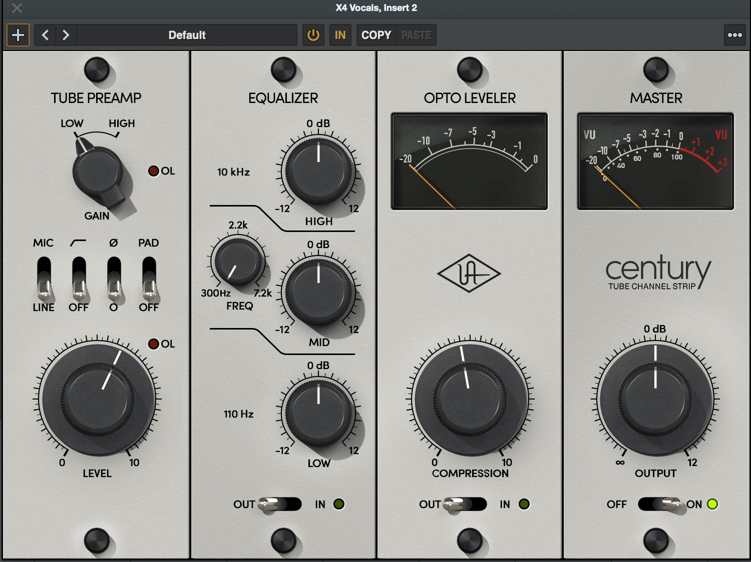 Universal Audio Century Tube Channel Strip